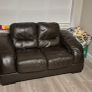 Dark Brown leather couch's 3 + 2 Image 3