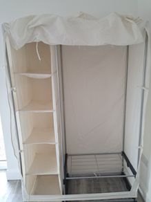 Canvas wardrobe