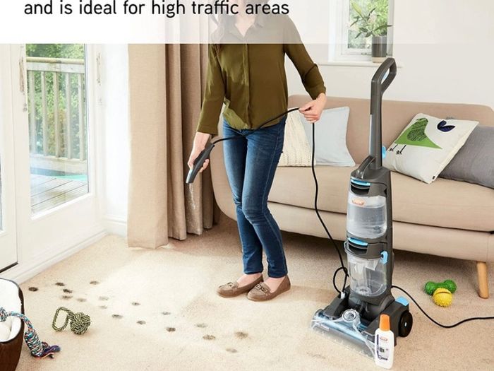 Dual Power Pet Advance Carpet Cleaner | Dual Rotating Brushbars | Pre-treatment wand and Wash Hose (FREE POSTAGE)