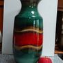 Stunning mid century West German large  Dumler & Breiden Fat Lava Vase Image 3