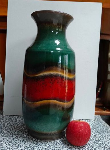 Stunning mid century West German large  Dumler & Breiden Fat Lava Vase
