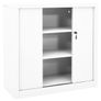 Sliding Door Cabinet White Image 4
