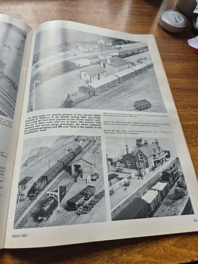 Rare Find: Vintage Railway Modellier March 1981