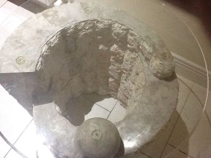 Lamp Marble table