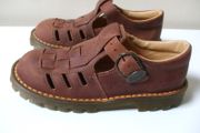 SALE!  Dr. Martens Boys Brown Leather Sandals - new