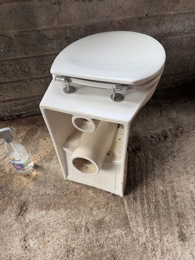 Toilet and sink