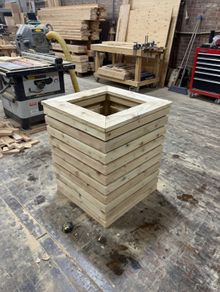 Weather proof timber planters / herb planter box/ planter bed