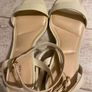 DUNE London Cream Sandals with Heel Image 3