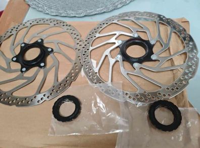 Shimano SM RT30 L 203mm Center Lock Disc Rotors (Pair) as new
