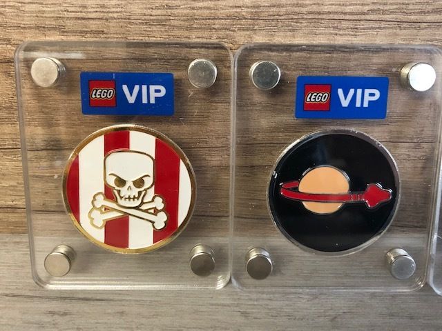 lego Collectors Coins - 5 + Holder