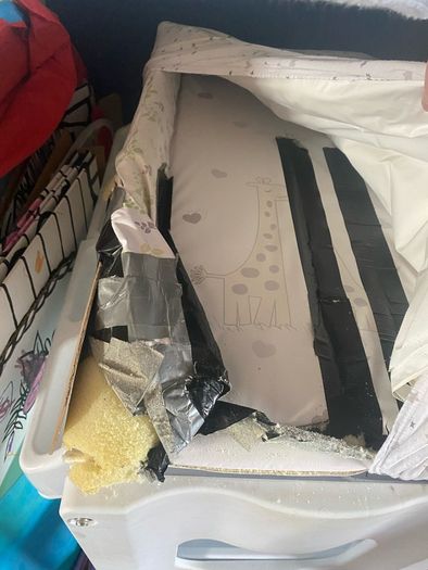 baby changing unit