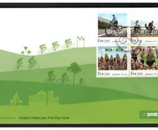 2016 Ireland Cycling in Ireland Commemorative Stamps An Post First Day Cover (FDC)