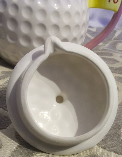 Golf ball tea-pot