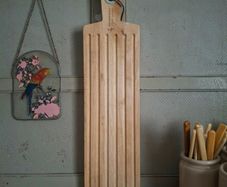 Home Naturals Fruit Wood Bread Board (New)