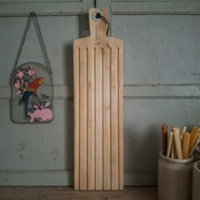 Home Naturals Fruit Wood Bread Board (New)
