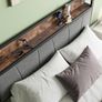 Double Bed Frames with Storage Headboard,Heavy Duty Metal Upholstered Platform Bed Frame Double Bed,Mattress Foundation Image 5