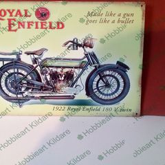Royal Enfield motorcycle tin metal sign Enfield classic bike sign