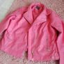 womens pink leather set Image 5