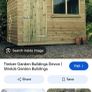 garden shed  8feet by 6feet only a couple of years old something similar to the one in the picture Image 7