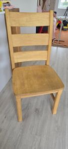 solid wood dining chairs 6x