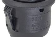 Black Round Rocker Switch 2-Pin, KCD-1, new.