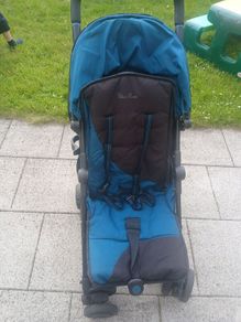 Silvercross teal pop stroller/buggy