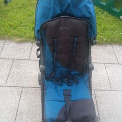 Silvercross teal pop stroller/buggy