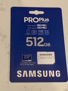 Samsung PRO Plus SD Card, 512 GB micro SD NEW