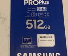 Samsung PRO Plus SD Card, 512 GB micro SD NEW