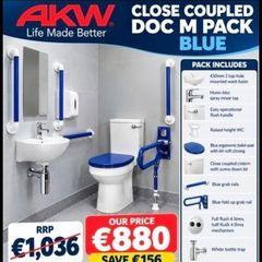 Akw Doc M Pack Blue Close Coupled