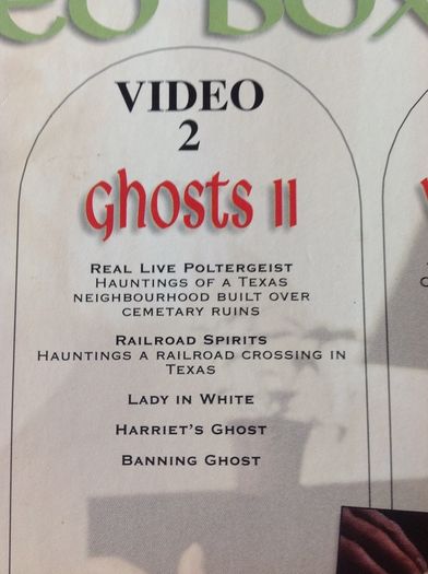 Ghosts & Witchcraft 3 Video box set.