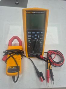 Fluke multimeter and Fluke clamp meter