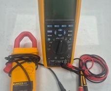 Fluke multimeter and Fluke clamp meter