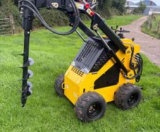 Mini Skid Steer Loader/Mini Digger Hydraulic Auger