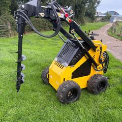 Mini Skid Steer Loader/Mini Digger Hydraulic Auger