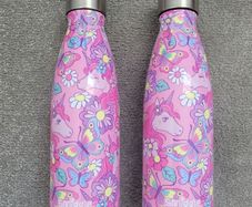 Brand new Smiggle - Unicorn Stainless Steel Water Bottle - 500ml, 2x