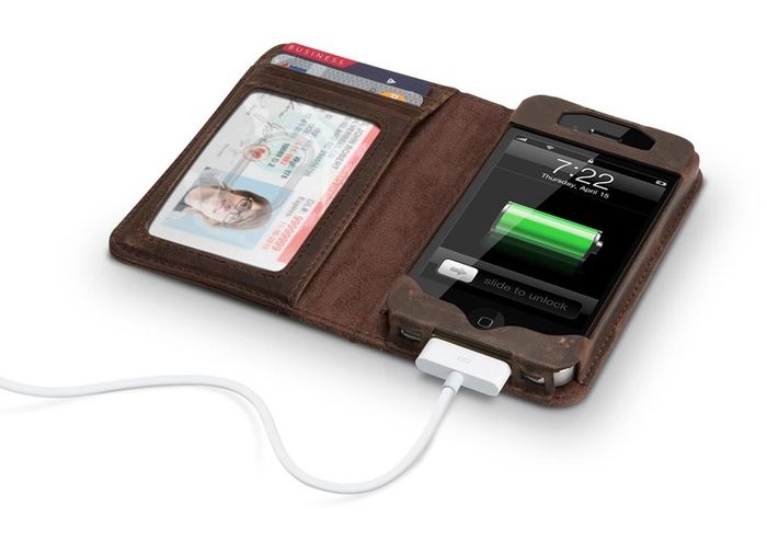 Leather Twelve South Book iPhone 4, 4S Case Book Design Flip Wallet