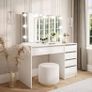 Glamour Vanity Table with Hollywood mirror LED Image 10