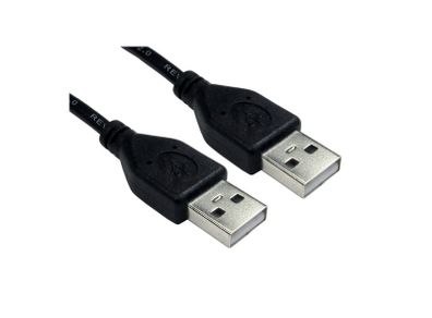 Male USB-A to Male USB-A Cable 1.5m