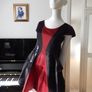 Hinks Taylor Designer Dress Goth Rock Chick New ! Image 3