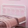 4ft6 Double Bed Frame with High Headboard and Foot Image 3