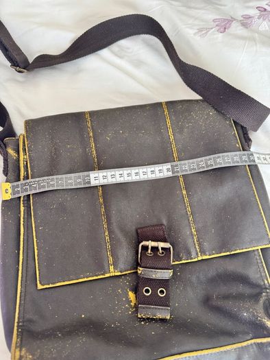 Etam grunge messenger bag
