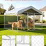Large Outdoor Dog Kennel, 2 x 2 x 1.6 m Image 2