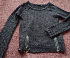 Golddigga Black Jumper  Size 12