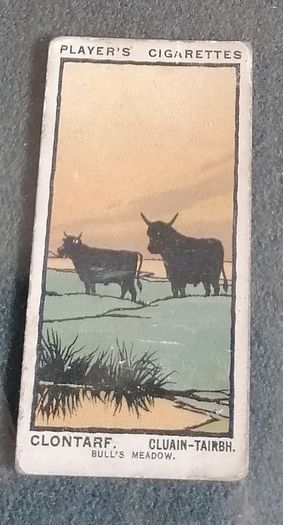Dublin locations from Jack B. Yeats Designed Cigarette Cards 'Irish Place Names'