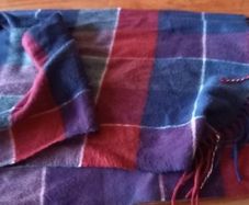 Unisex Plaid Scarf ..Grab Your Gem