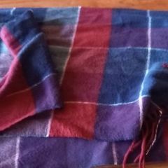 Unisex Plaid Scarf