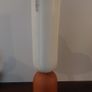 Fabulous Ceramic and Wood "TWO" Vase by the Danish Design Company Kristina Dam Studio, Copenhagen, Excellent Condition, Monochromatic Scandi Minimalism at its Best Image 2