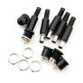 46111 10x 12V Plastic Male Plugs + Female Socket Panel Mount Jack DC Power Connector Image 2