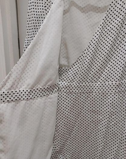Karen Millen White Polka Dot Wrap Dress
